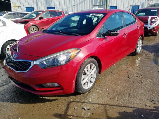 KNAFX4A89E5086692 - 2014 KIA FORTE EX  photo 2