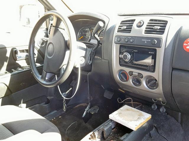 1GCHTDFP9C8125798 - 2012 CHEVROLET COLORADO L SILVER photo 9