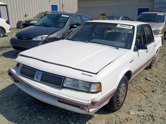 1G3AJ5542S6371803 - 1995 OLDSMOBILE CIERA SL WHITE photo 2