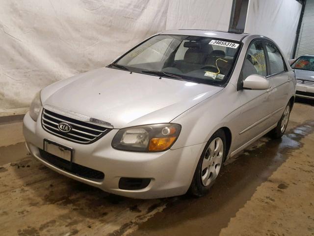 KNAFE222995648066 - 2009 KIA SPECTRA EX SILVER photo 2