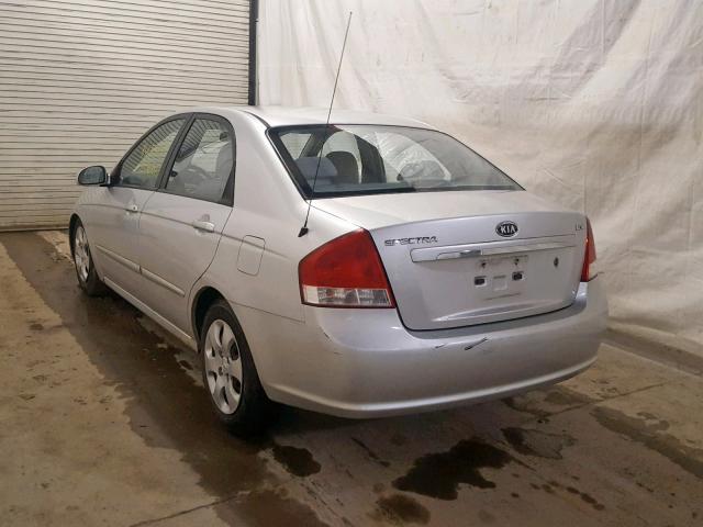 KNAFE222995648066 - 2009 KIA SPECTRA EX SILVER photo 3