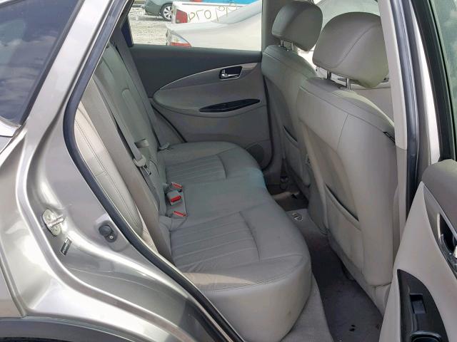 JN1AJ0HPXAM702441 - 2010 INFINITI EX35 BASE TAN photo 6