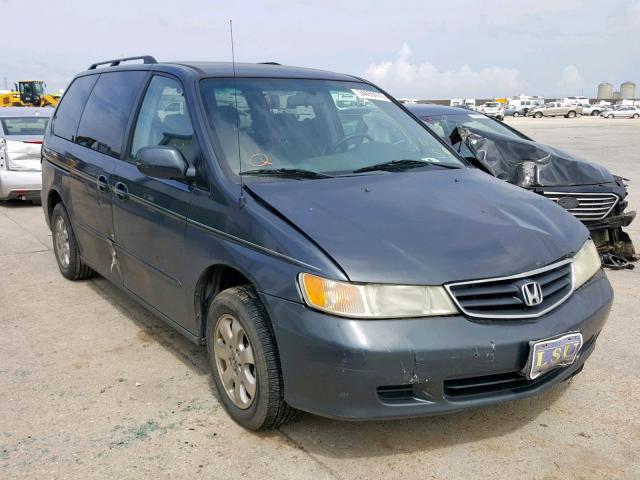 5FNRL18633B120121 - 2003 HONDA ODYSSEY EX BLUE photo 1