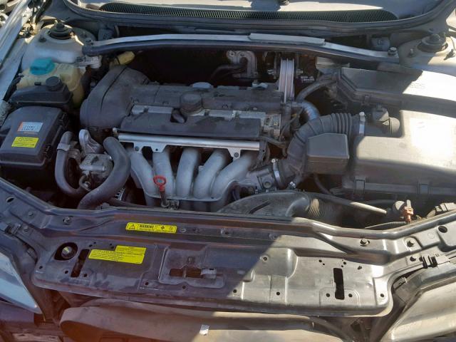 YV1RS612552457459 - 2005 VOLVO S60 SILVER photo 7