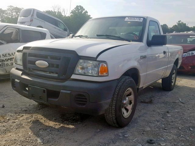 1FTYR10DX8PA13164 - 2008 FORD RANGER WHITE photo 2