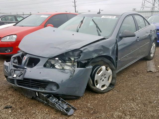 1G2ZF57BX84198010 - 2008 PONTIAC G6 VALUE L GRAY photo 2