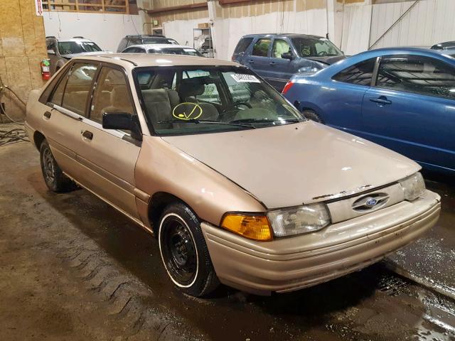 1FAPP14J3PW404555 - 1993 FORD ESCORT LX TAN photo 1