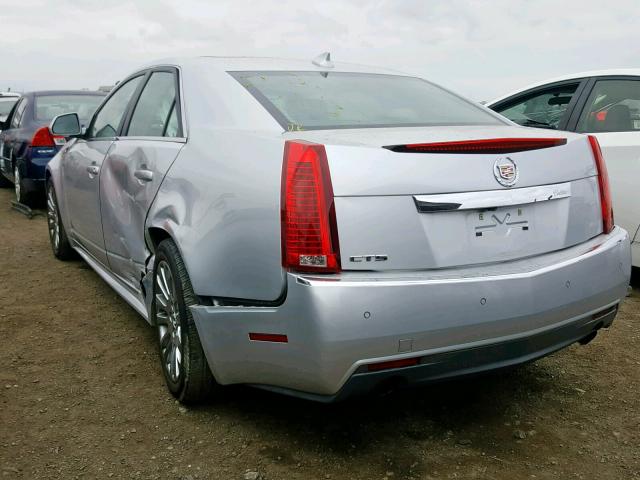 1G6DJ5EY6B0169049 - 2011 CADILLAC CTS PERFOR SILVER photo 3