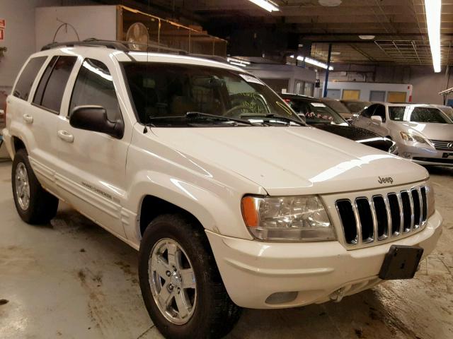 1J4GW58N41C513059 - 2001 JEEP GRAND CHER WHITE photo 1