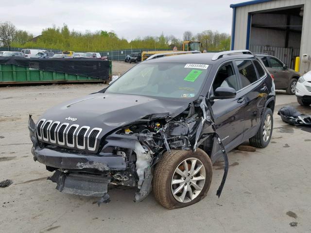 1C4PJMDB2EW158830 - 2014 JEEP CHEROKEE L BLACK photo 2