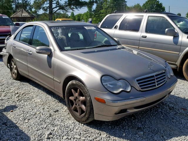 WDBRF61J03F439814 - 2003 MERCEDES-BENZ C 240 SILVER photo 1