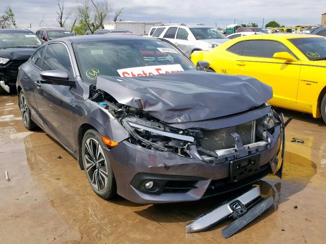 2HGFC3B79HH351639 - 2017 HONDA CIVIC EXL GRAY photo 1