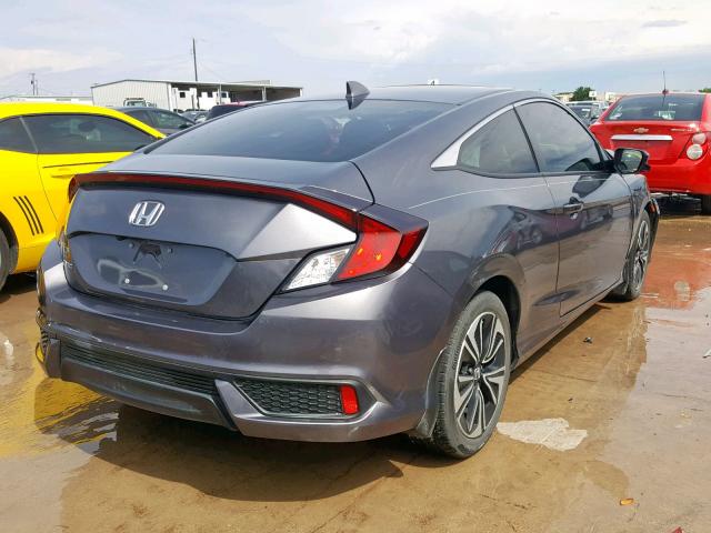 2HGFC3B79HH351639 - 2017 HONDA CIVIC EXL GRAY photo 4