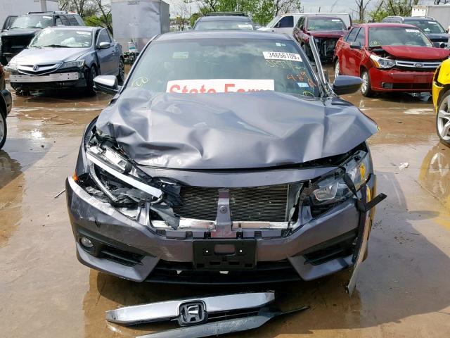 2HGFC3B79HH351639 - 2017 HONDA CIVIC EXL GRAY photo 9