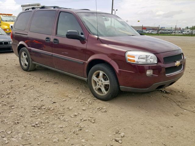 1GNDV23187D179837 - 2007 CHEVROLET UPLANDER L 勃艮第红 照片 1