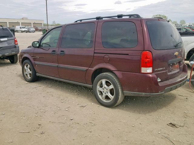 1GNDV23187D179837 - 2007 CHEVROLET UPLANDER L 勃艮第红 照片 3