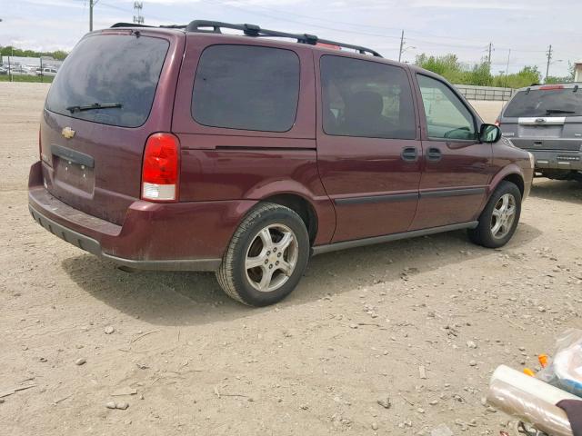 1GNDV23187D179837 - 2007 CHEVROLET UPLANDER L 勃艮第红 照片 4