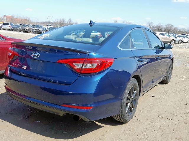 5NPE24AF1FH229311 - 2015 HYUNDAI SONATA SE  photo 4