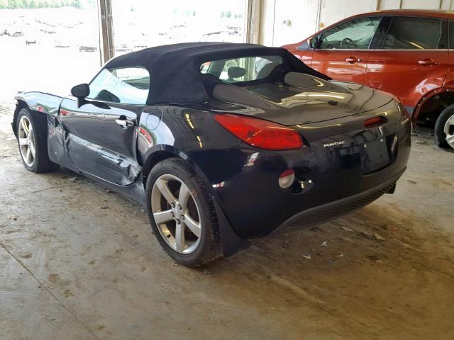 1G2MB33B76Y102534 - 2006 PONTIAC SOLSTICE BLACK photo 3