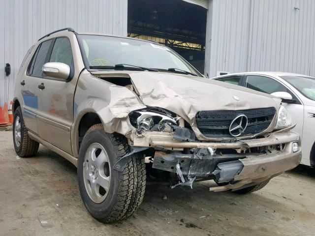 4JGAB57E64A502701 - 2004 MERCEDES-BENZ ML 350 BEIGE photo 1