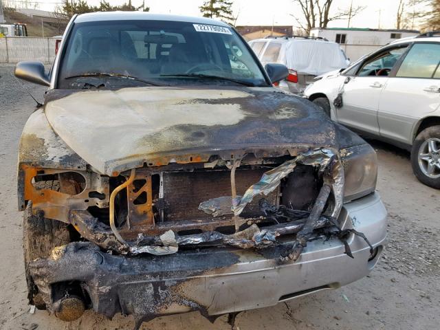 1D7HW48N46S535148 - 2006 DODGE DAKOTA QUA SILVER photo 9