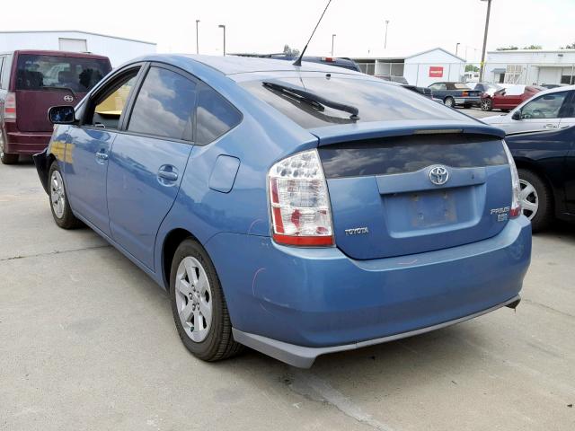 JTDKB20U577661767 - 2007 TOYOTA PRIUS BLUE photo 3