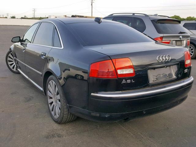 WAUML44E14N020141 - 2004 AUDI A8 L QUATT BLACK photo 3