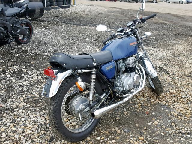 CB400F2101933 - 1977 HONDA CB400F BLUE photo 4