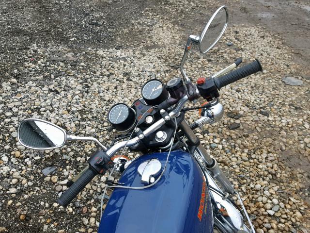 CB400F2101933 - 1977 HONDA CB400F BLUE photo 9