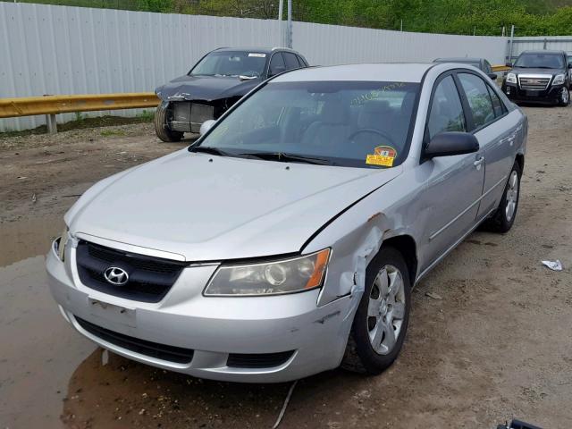 KMHET46C16A141132 - 2006 HYUNDAI SONATA GL SILVER photo 2