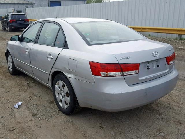 KMHET46C16A141132 - 2006 HYUNDAI SONATA GL SILVER photo 3