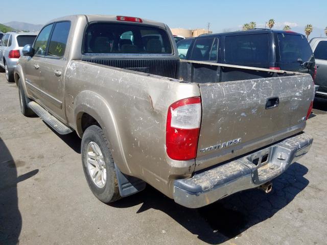 5TBET34185S474552 - 2005 TOYOTA TUNDRA DOUBLE CAB SR5  photo 3