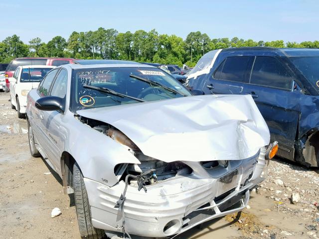 1G2NF52EX2M572221 - 2002 PONTIAC GRAND AM S SILVER photo 1