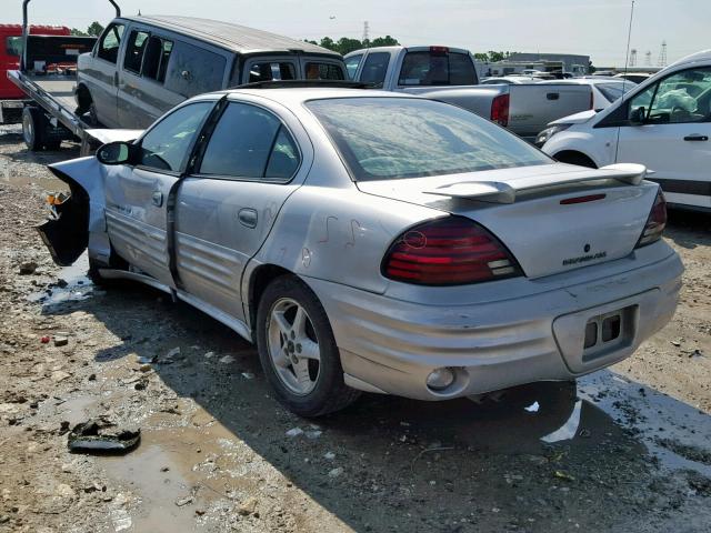1G2NF52EX2M572221 - 2002 PONTIAC GRAND AM S SILVER photo 3