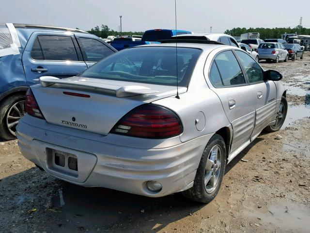 1G2NF52EX2M572221 - 2002 PONTIAC GRAND AM S SILVER photo 4