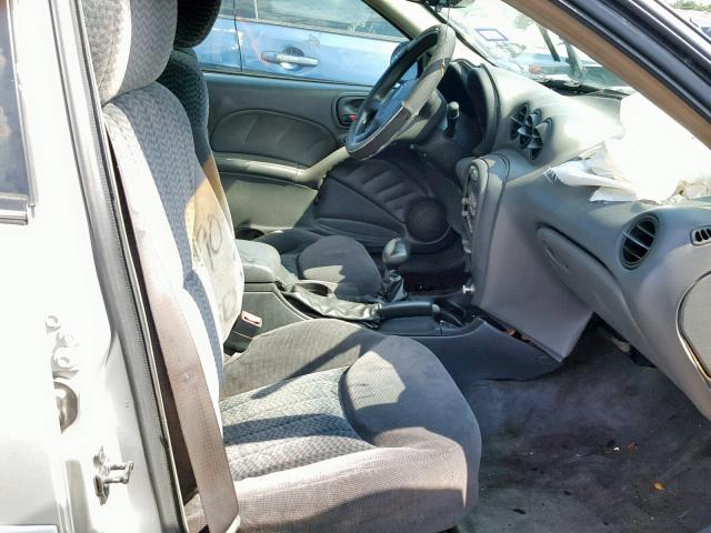 1G2NF52EX2M572221 - 2002 PONTIAC GRAND AM S SILVER photo 5