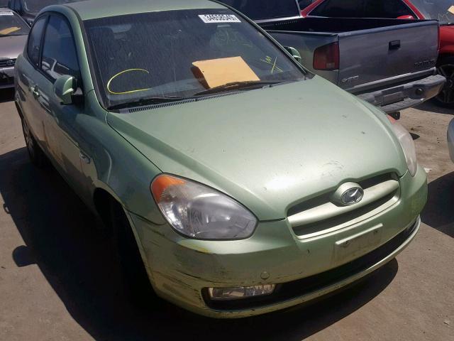 KMHCN36CX7U010504 - 2007 HYUNDAI ACCENT SE GREEN photo 1