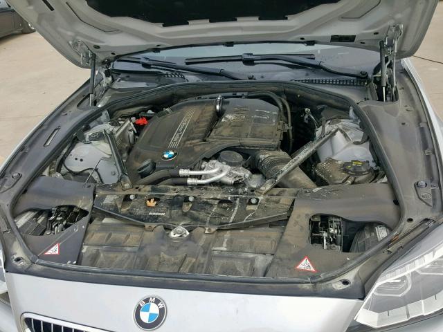 WBA6A0C57FD318615 - 2015 BMW 640 I SILVER photo 7