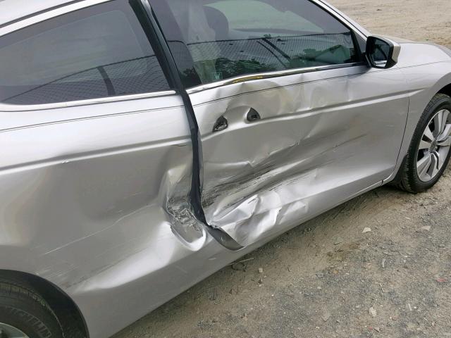 1HGCS1B83BA002906 - 2011 HONDA ACCORD EXL SILVER photo 9