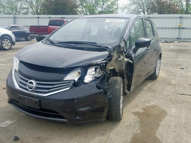 3N1CE2CP8GL384273 - 2016 NISSAN VERSA NOTE BLACK photo 2