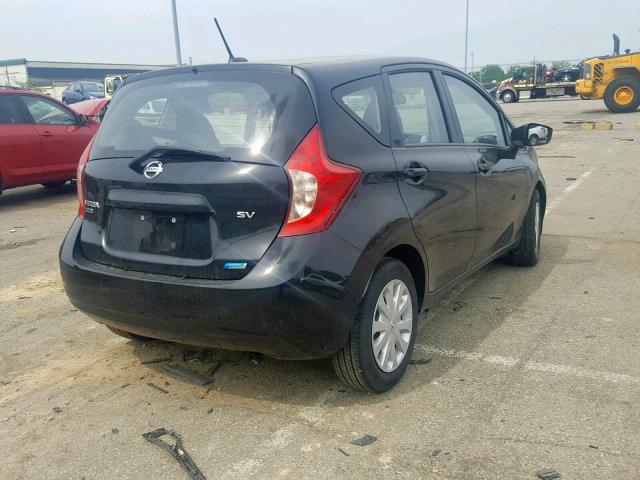 3N1CE2CP8GL384273 - 2016 NISSAN VERSA NOTE BLACK photo 4