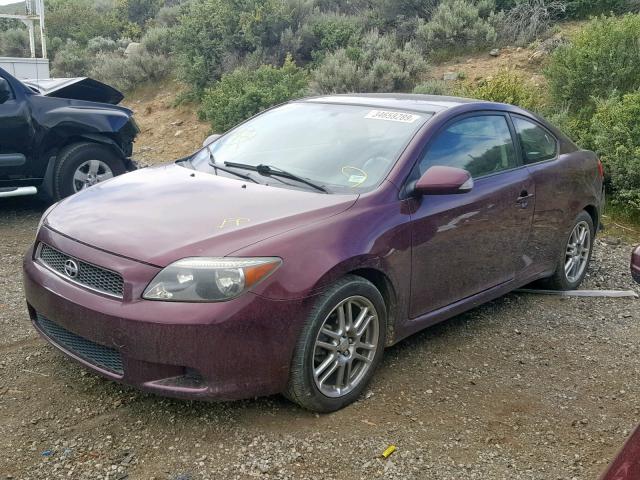 JTKDE167X60067266 - 2006 TOYOTA SCION TC ბურგუნდია ფოტო 2