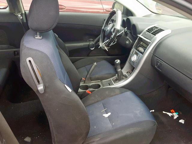JTKDE167X60067266 - 2006 TOYOTA SCION TC ბურგუნდია ფოტო 5