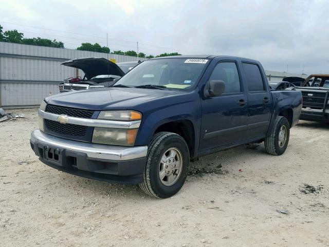 1GCCS13EX78235179 - 2007 CHEVROLET COLORADO BLUE photo 2