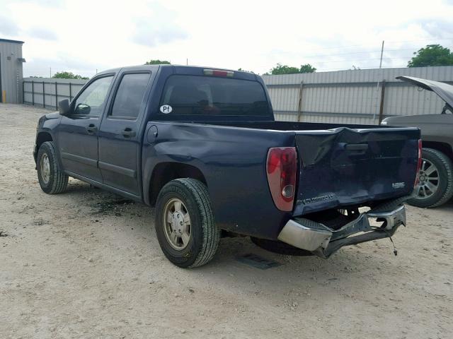 1GCCS13EX78235179 - 2007 CHEVROLET COLORADO BLUE photo 3