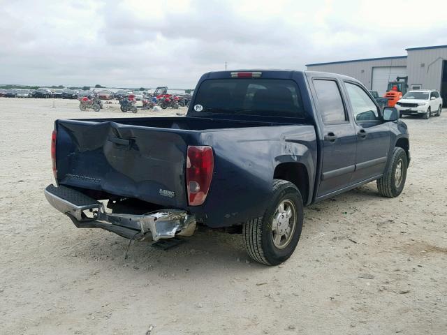 1GCCS13EX78235179 - 2007 CHEVROLET COLORADO BLUE photo 4