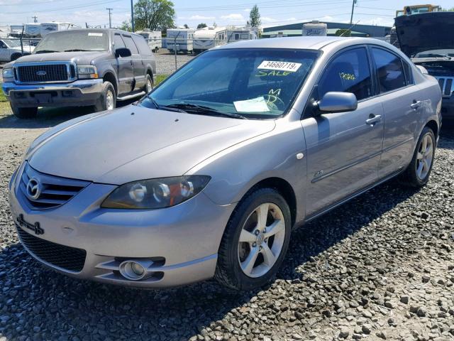 JM1BK323361408782 - 2006 MAZDA 3 S GRAY photo 2