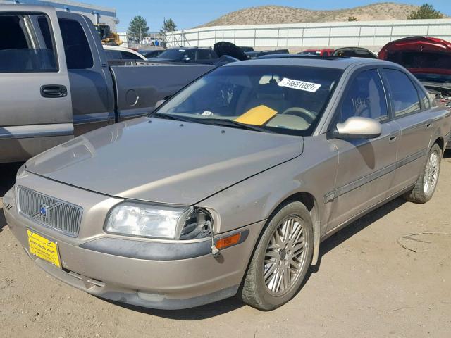 YV1TS90D911215039 - 2001 VOLVO S80 T6 SILVER photo 2