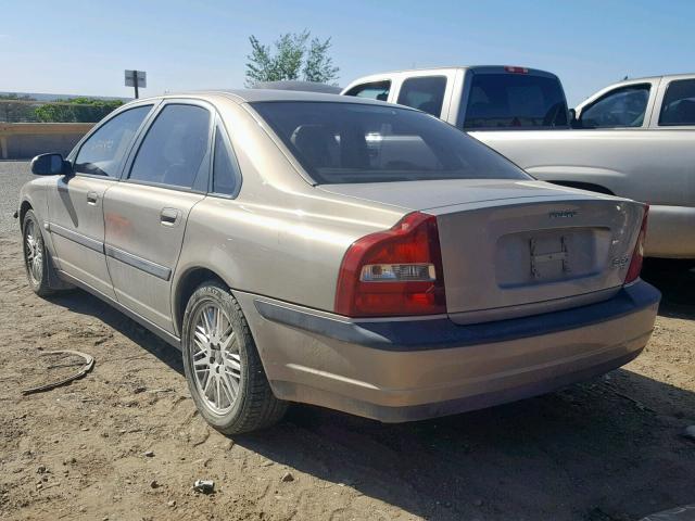 YV1TS90D911215039 - 2001 VOLVO S80 T6 SILVER photo 3