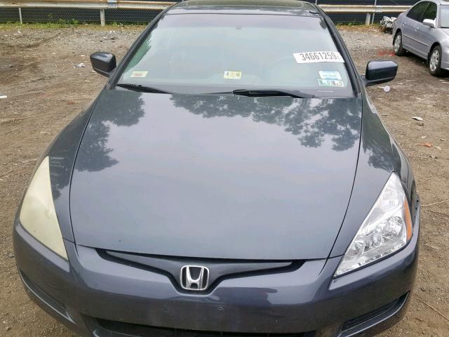1HGCM82633A014766 - 2003 HONDA ACCORD EX BLUE photo 9